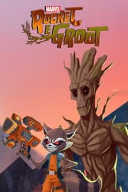 Pôster de Rocket e Groot