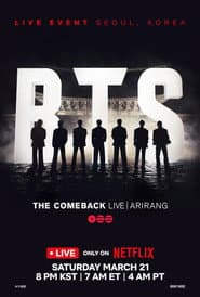 Póster de BTS El Comeback en vivo