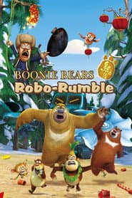 Pôster de Boonie Bears e o robô destruidor