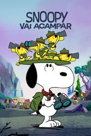 Póster de Snoopy Vai Acampar