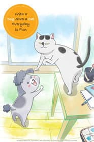 Póster de Con un perro y un gato, diversión para rato