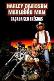 Póster de Harley Davidson e Marlboro Man - Caçada Sem Tréguas
