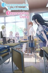 Póster de Kao ni denai Kashiwada-san to Kao ni deru Oota-kun