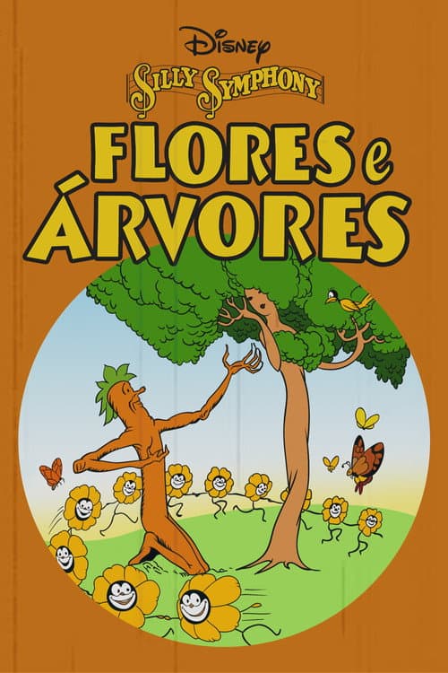Póster de Flores y árboles