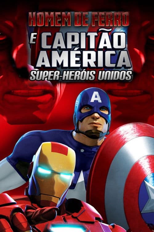 Affiche de Iron Man & Captain America : Heroes United