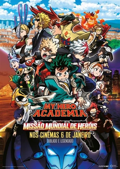 Póster de My Hero Academia: Misión mundial de héroes