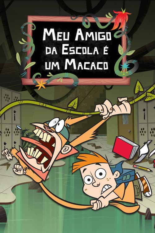 Póster de Meu Amigo da Escola é um Macaco