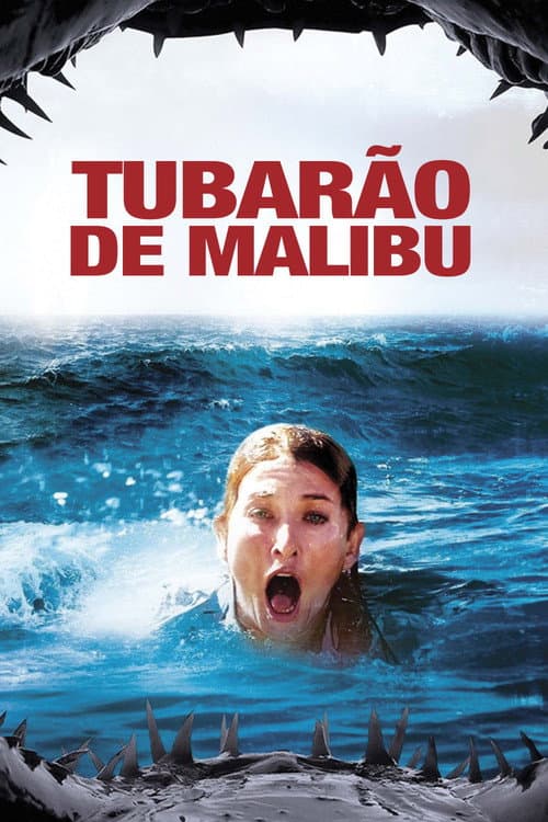 Póster de Tiburones en Malibú