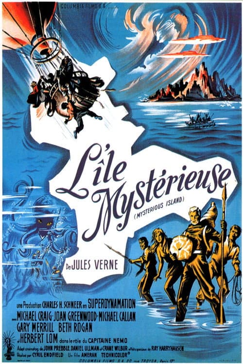 Affiche de L'Île Mystérieuse