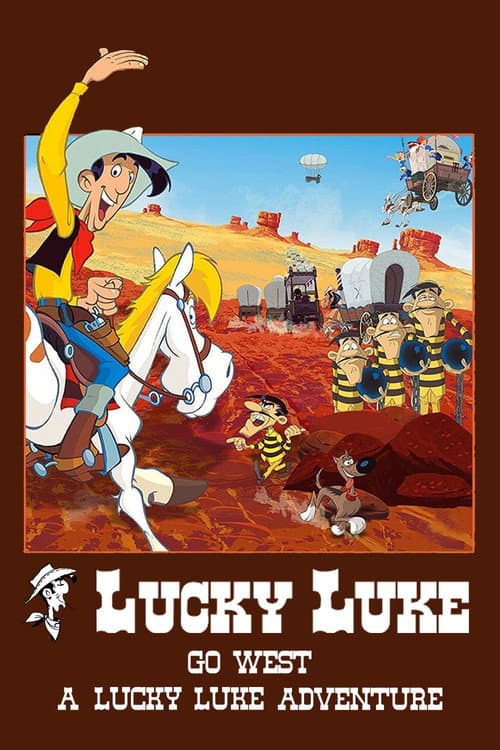 Poster for Go West: A Lucky Luke Adventure