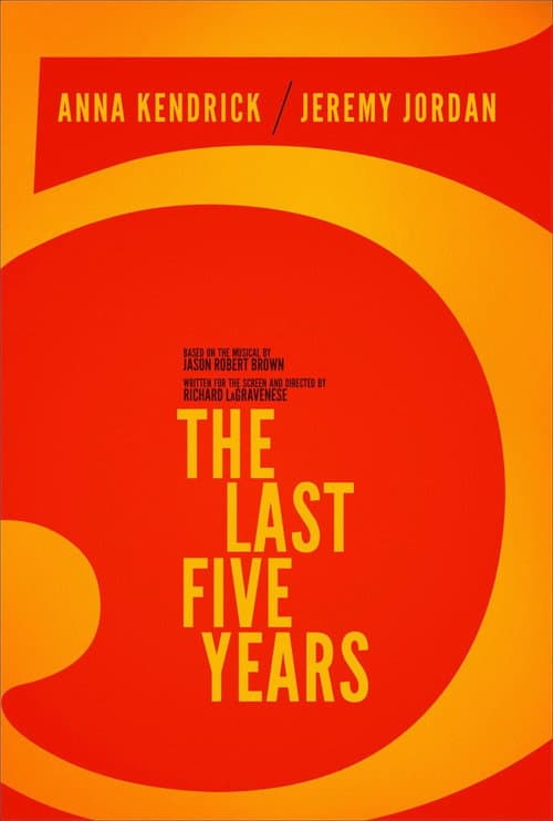 Póster de Los últimos cinco años
