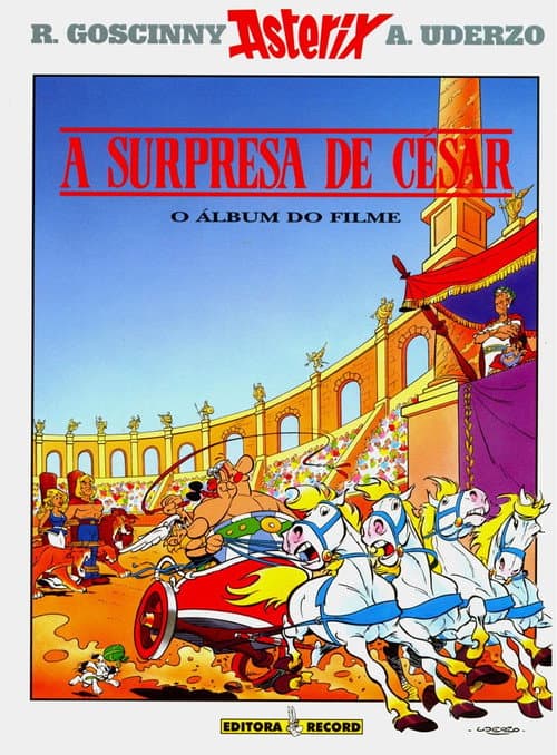 Pôster de Asterix e a Surpresa de César