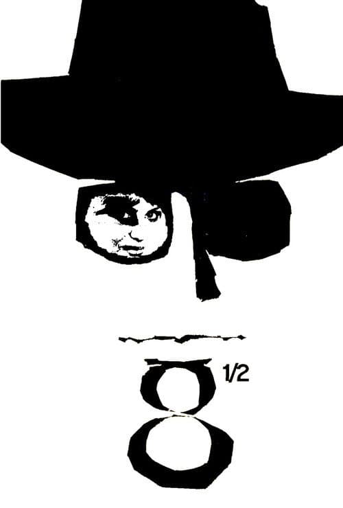 Póster de Fellini, ocho y medio