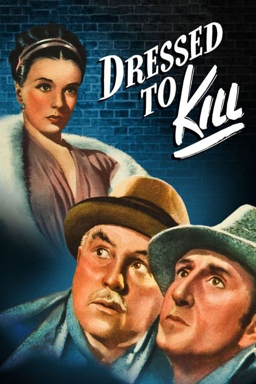 Póster de Sherlock Holmes. Vestida para un asesinato