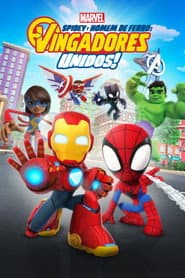 Pôster de Spidey e Homem de Ferro: Vingadores Unidos!