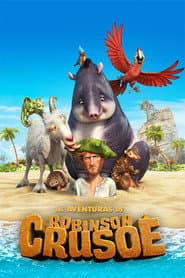 Poster for As Aventuras de Robinson Crusoé