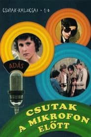 Pôster de Csutak a mikrofon elött