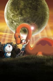 Póster de Doraemon y el pequeño dinosaurio