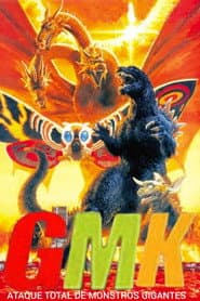 Poster for Godzilla, Mothra e King Ghidorah: Ataque Total de Monstros Gigantes (GMK)