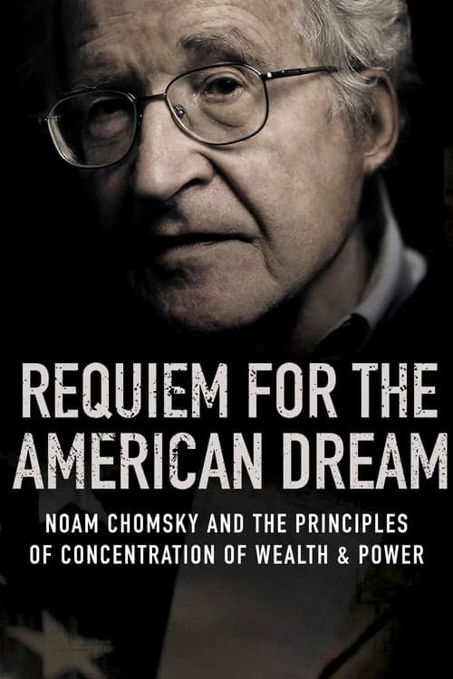 Affiche de Noam Chomsky : Requiem pour le rêve américain