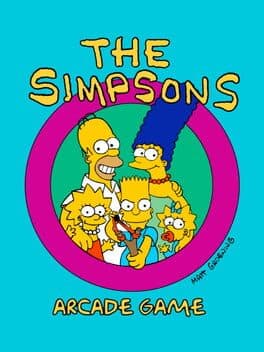 Pôster de The Simpsons Arcade Game